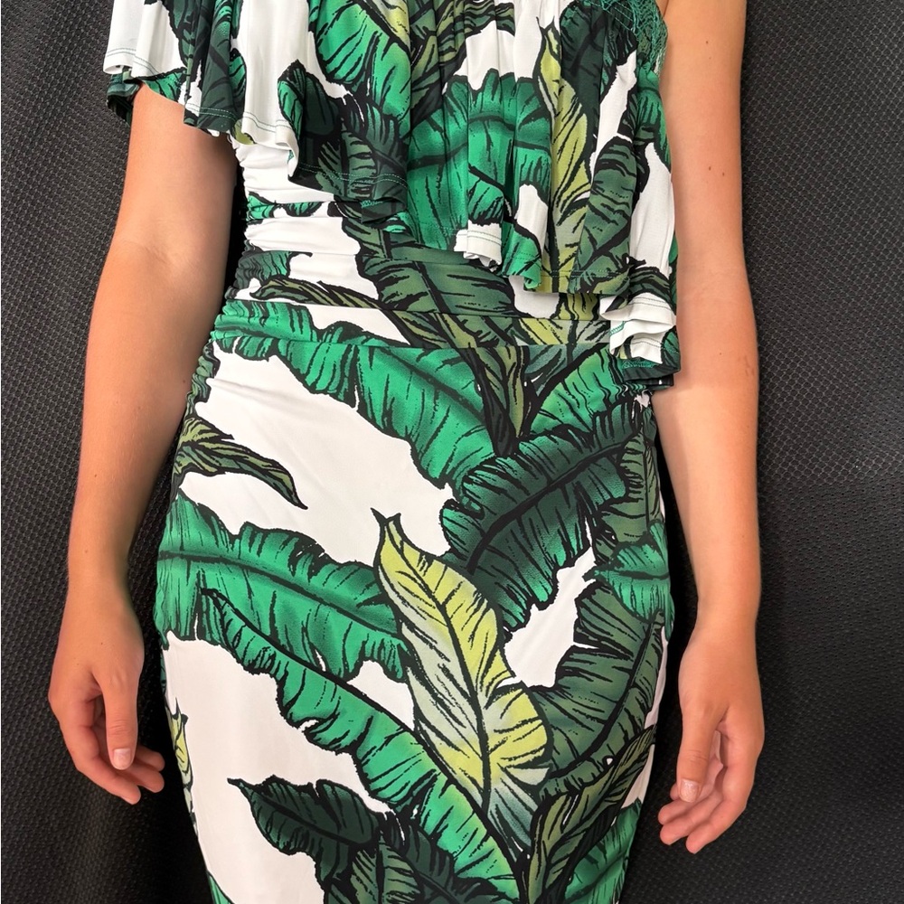 Tracy Reese Green Lace Dress